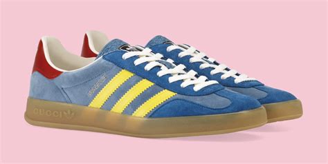 adidas gucci gazelle blue yellow